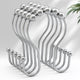 Chrome - Double Shower Hooks
