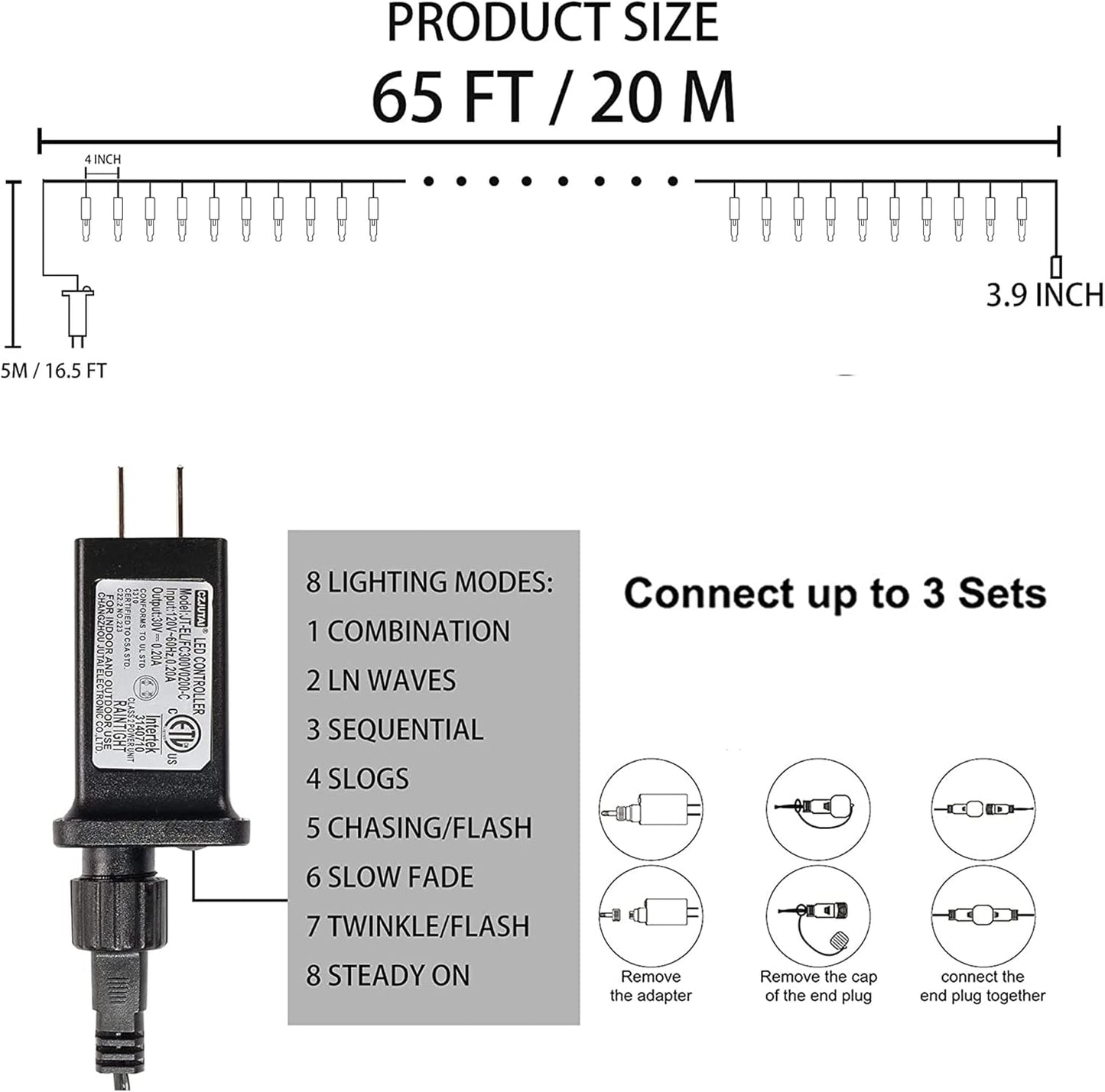 Dazzle_Bright_200_LED_Christmas_Mini_String_Lights,_65FT_Connectable_Waterproof_8_Modes_Fairy_Lights_for_Indoor_Outdoor_Patio_Garden_Holiday_Party_Decorations_(Warm_White)
