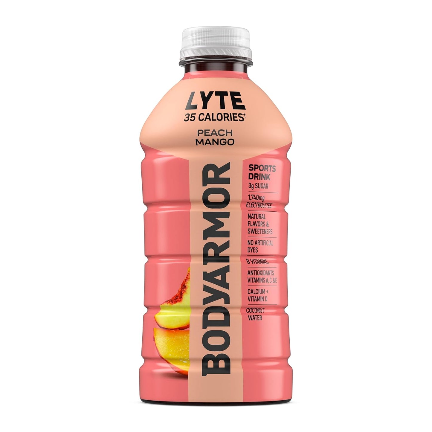 BODYARMOR_LYTE,_Peach_Mango,_Electrolyte_Drink,_35_Calories,_28_Fl_Oz_Bottles_(15_Pack),_Coconut_Water_Sports_Drink,_Natural_Flavor_&_B_Vitamins