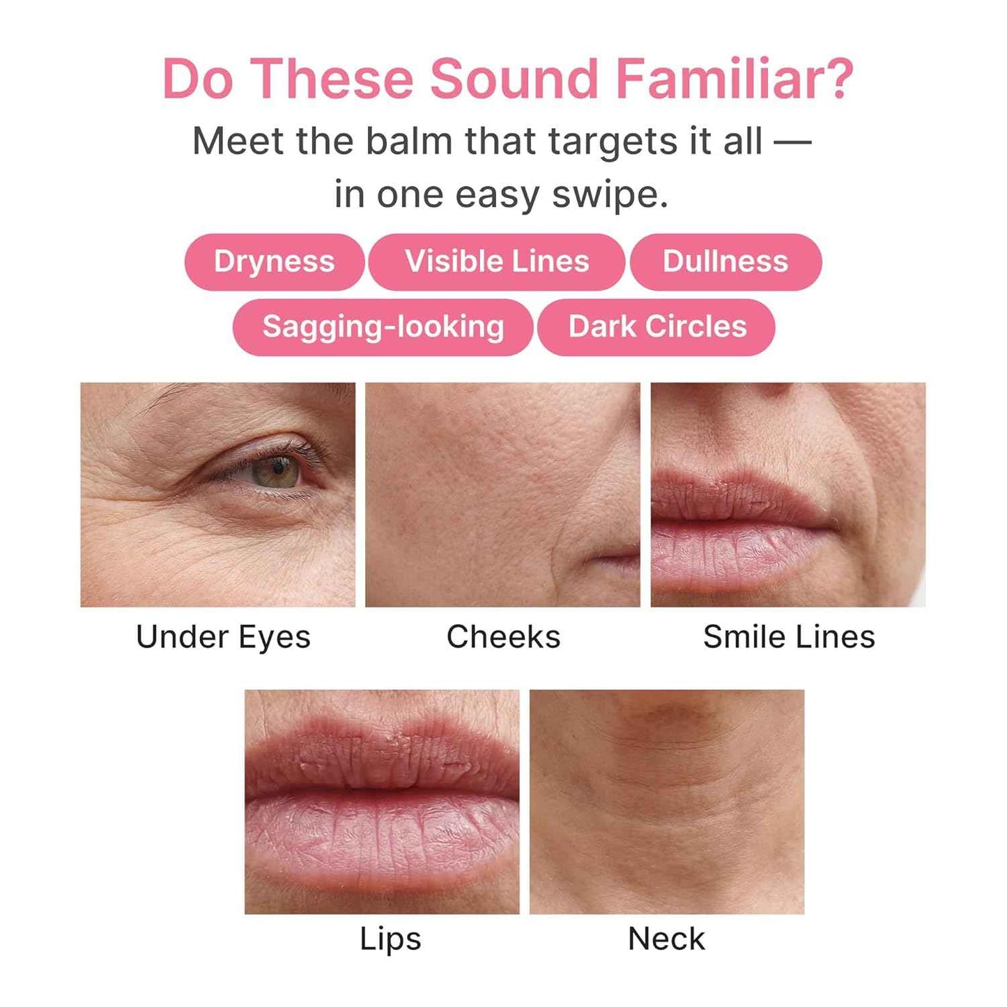 medicube PDRN Pink Collagen Volume Multi Balm Stick | Volufiline, PDRN, NAD, Collagen | Face & Body Balm for Under-Eyes, Neck, Forehead, Smile Lines, Lips | Plumping, Radiance, Line Care | K-Beauty