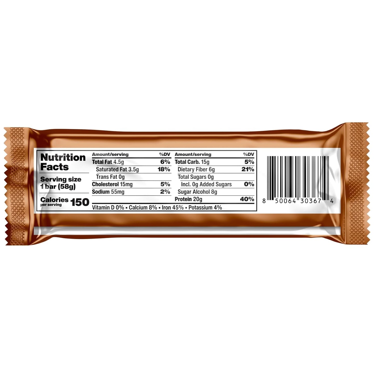 David_Bronze_High_Protein_Bars_-_Peanut_Butter_Chocolate_Crunch_Flavor_-_0g_of_Sugar,_Low_Carb,_Gluten_Free_-_20g_of_Protein,_150_Calories_-_On-The-Go_Snack,_Pack_of_12