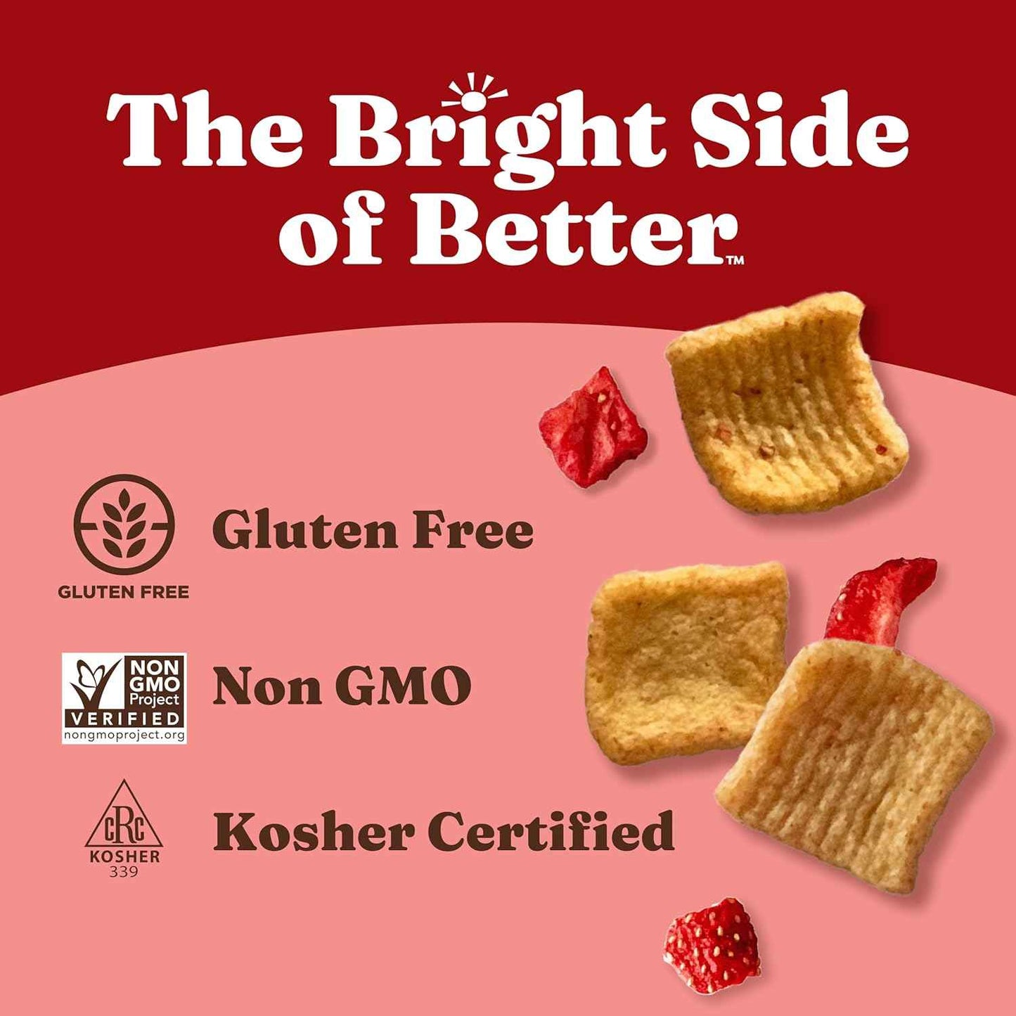 Catalina Crunch Protein Cereal - Breakfast Cereal with 10g of Protein, No Added Sugar - Gluten Free - Strawberry Strudel - 8 oz Bag