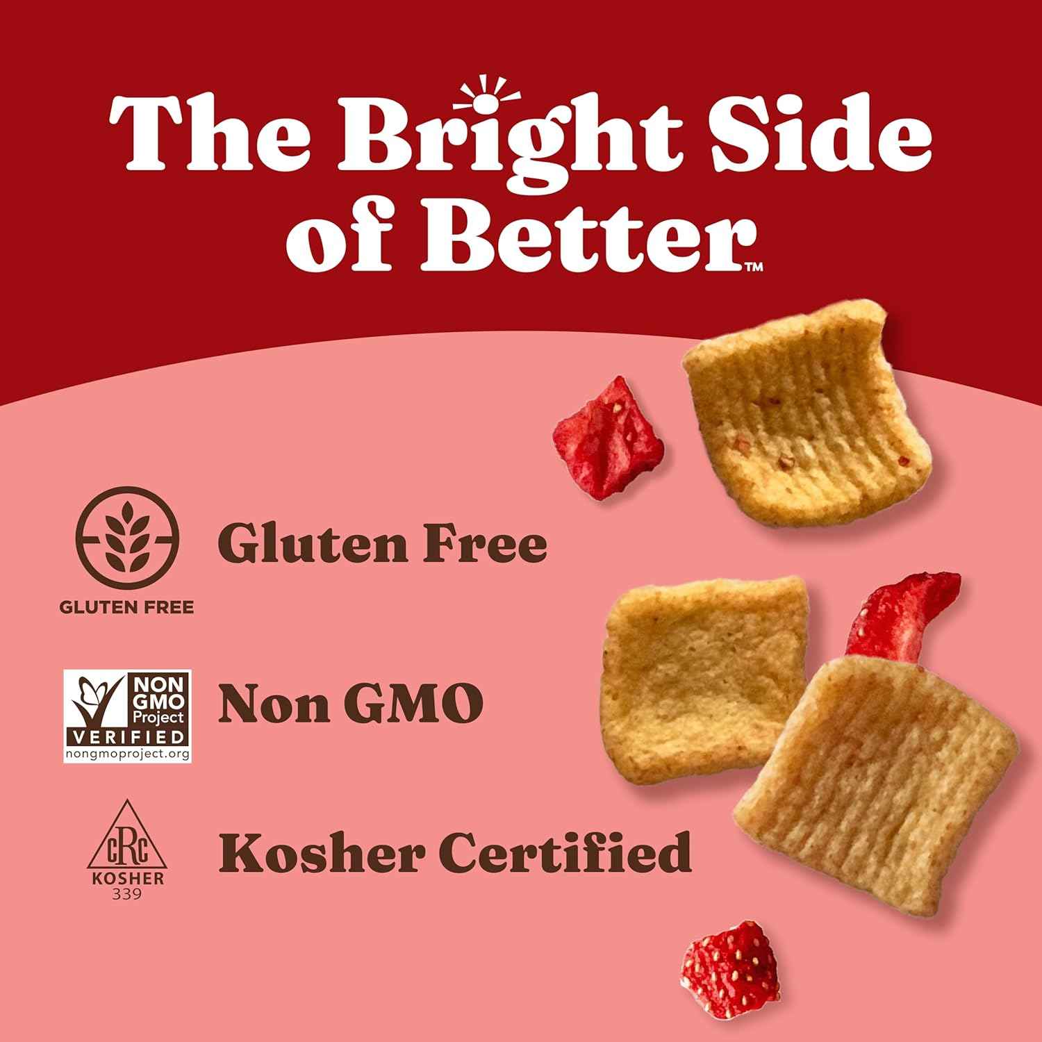 Catalina Crunch Protein Cereal - Breakfast Cereal with 10g of Protein, No Added Sugar - Gluten Free - Strawberry Strudel - 8 oz Bag