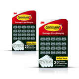 Command Outdoor Light Clips, Damage-Free Hanging Outdoor Light Clips with Weather Resistant Strips, Wall Clip for Hanging Outdoor Lights and Cable Management