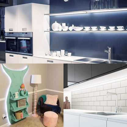 12V_LED_Strip_Light_Cool_White/Natural_White/Warm_White/Red/Blue_16.4ft_600LEDs_Flexible_SMD2835_High_Brightness_No-Waterproof_IP20_LED_Tape_Lights_for_Bedroom_Kitchen_Party_etc_Decorate(No_Power_Supply)