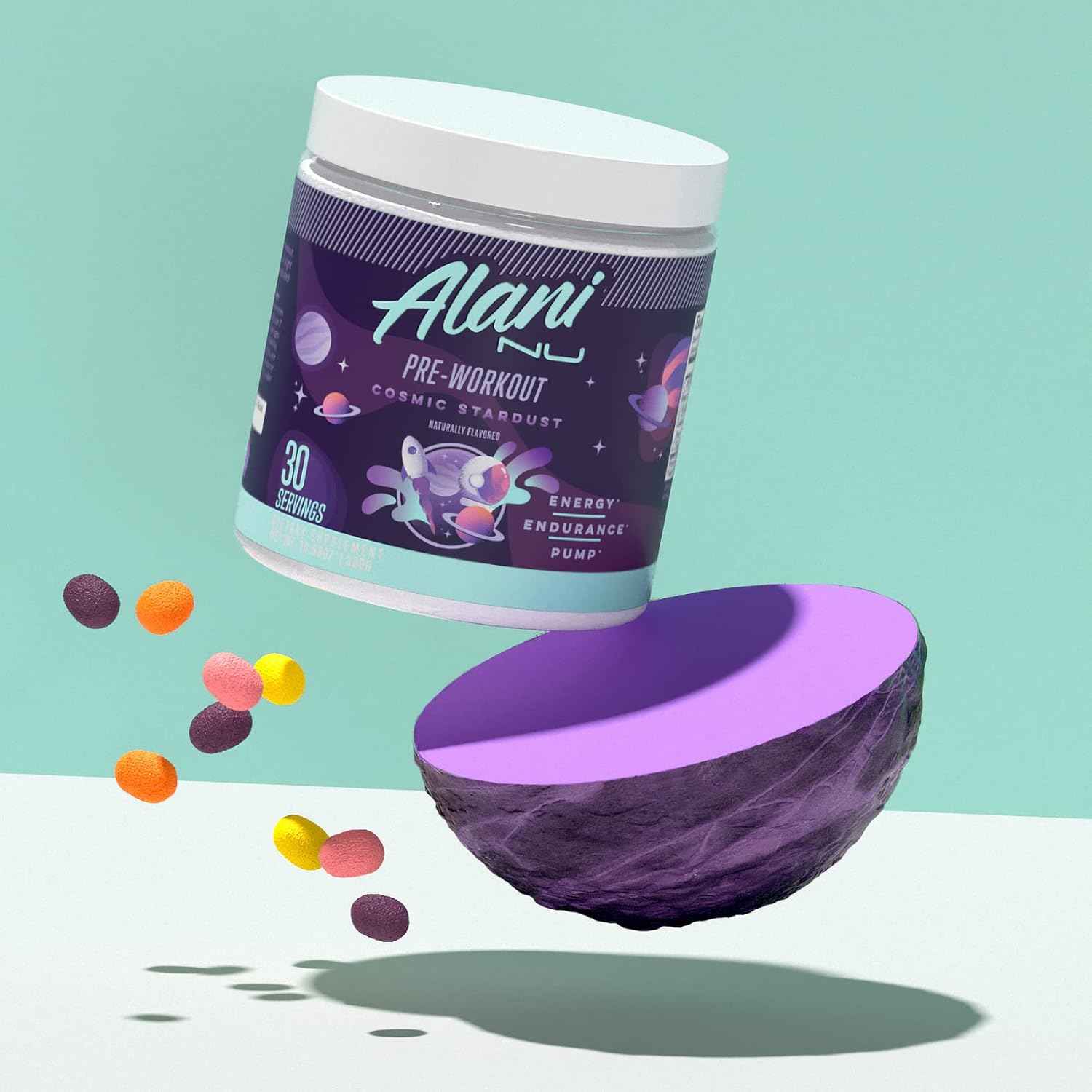 Alani Nu Pre Workout Powder | Amino Energy Boost | Endurance Supplement | Sugar Free | 200mg Caffeine | L-Theanine, Beta-Alanine, Citrulline | 30 Servings