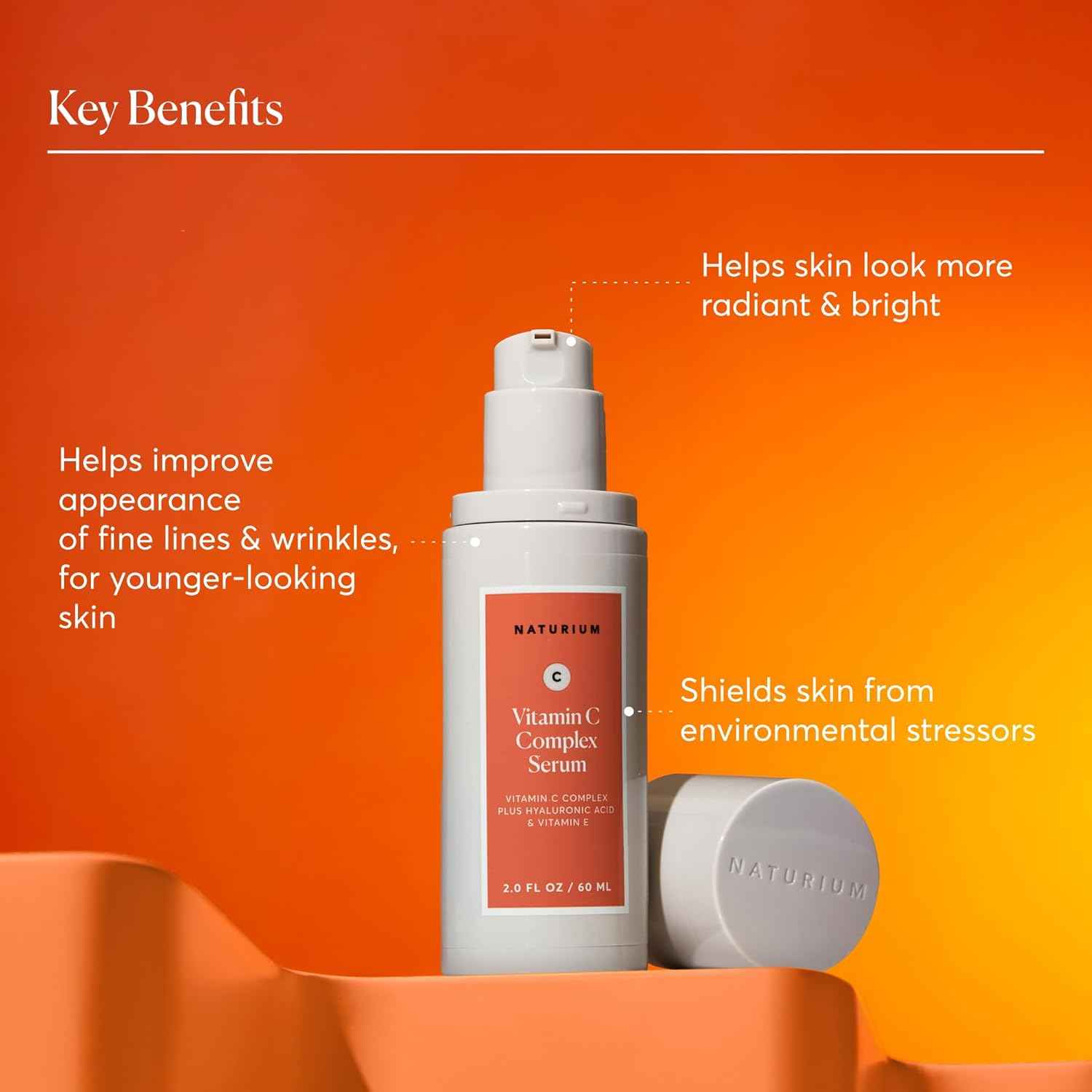 Naturium Vitamin C Complex Face Serum Jumbo, Anti-Aging Facial Treatment with Hyaluronic Acid & Vitamin E