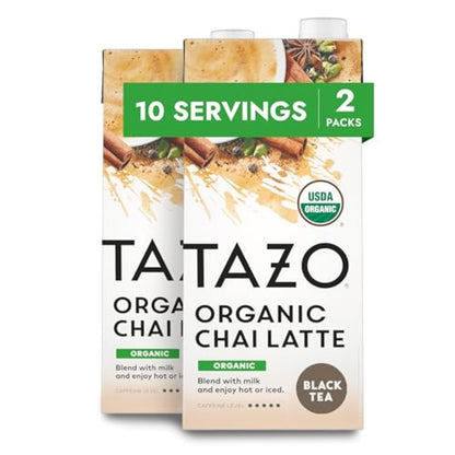 TAZO_Organic_Chai_Latte_Concentrate,_Hot_or_Iced_Black_Tea,_Easy-to-Serve,_Everyday_Lattes_and_Mocktails,_32_oz_Carton_(Pack_of_2)