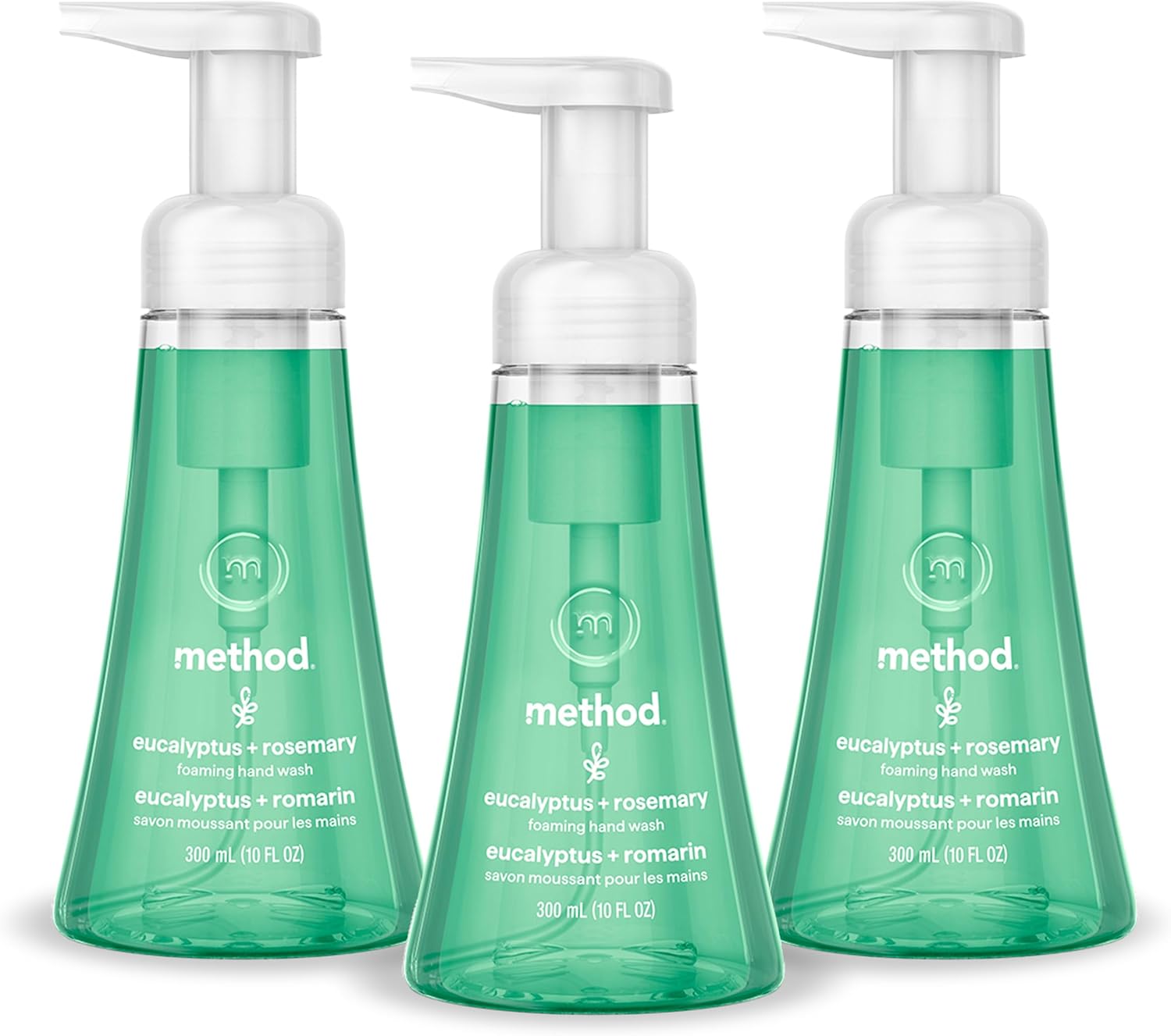 Method_Foaming_Hand_Wash,_Eucalyptus_+_Rosemary,_10_fl_oz,_3_pack