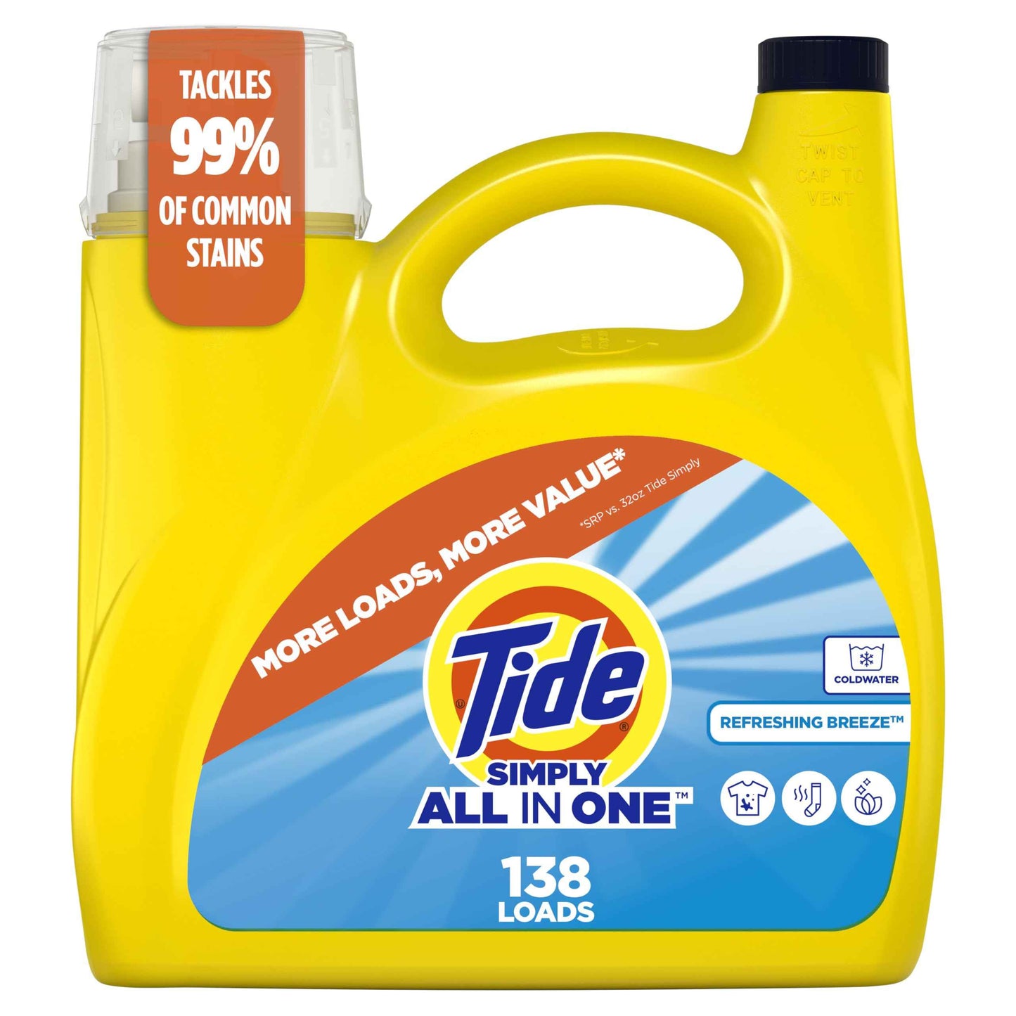 Tide Simply All-In-One Liquid Laundry Detergent