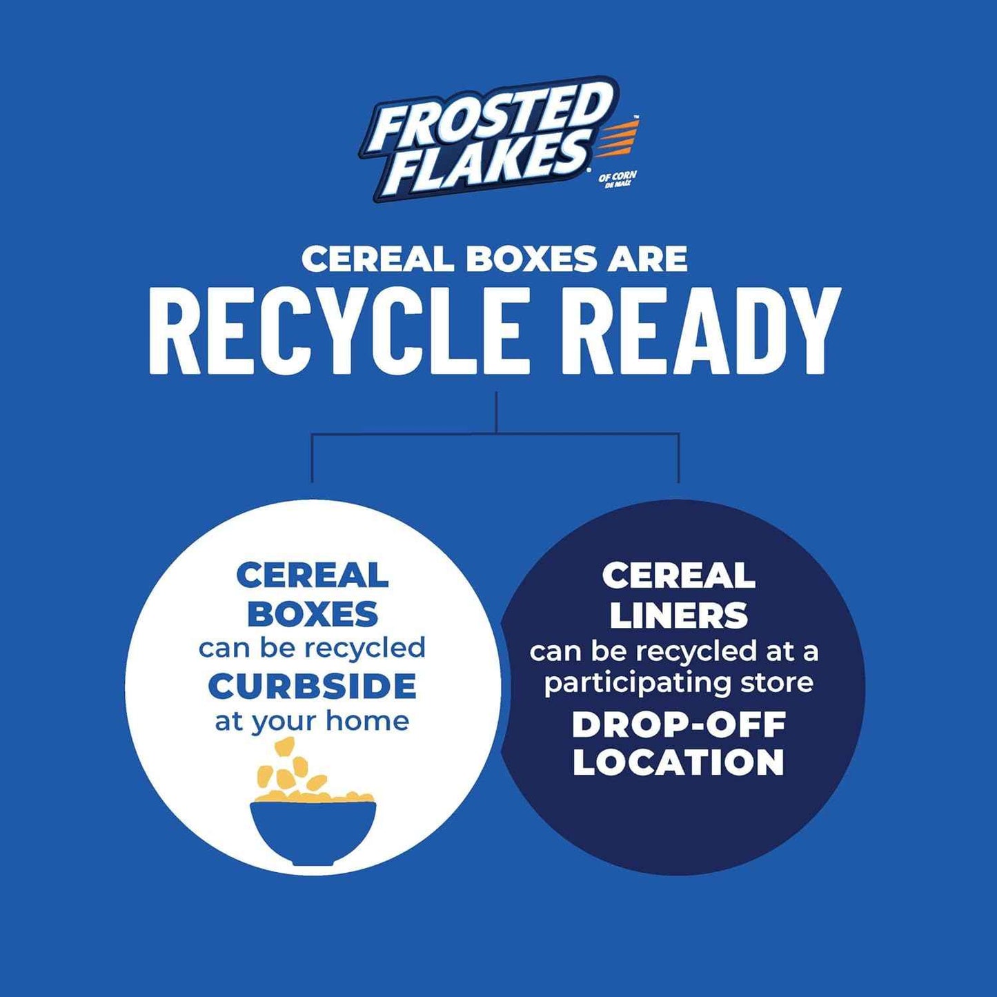 Kellogg's Frosted Flakes 25% Less Sugar Breakfast Cereal, Family Size