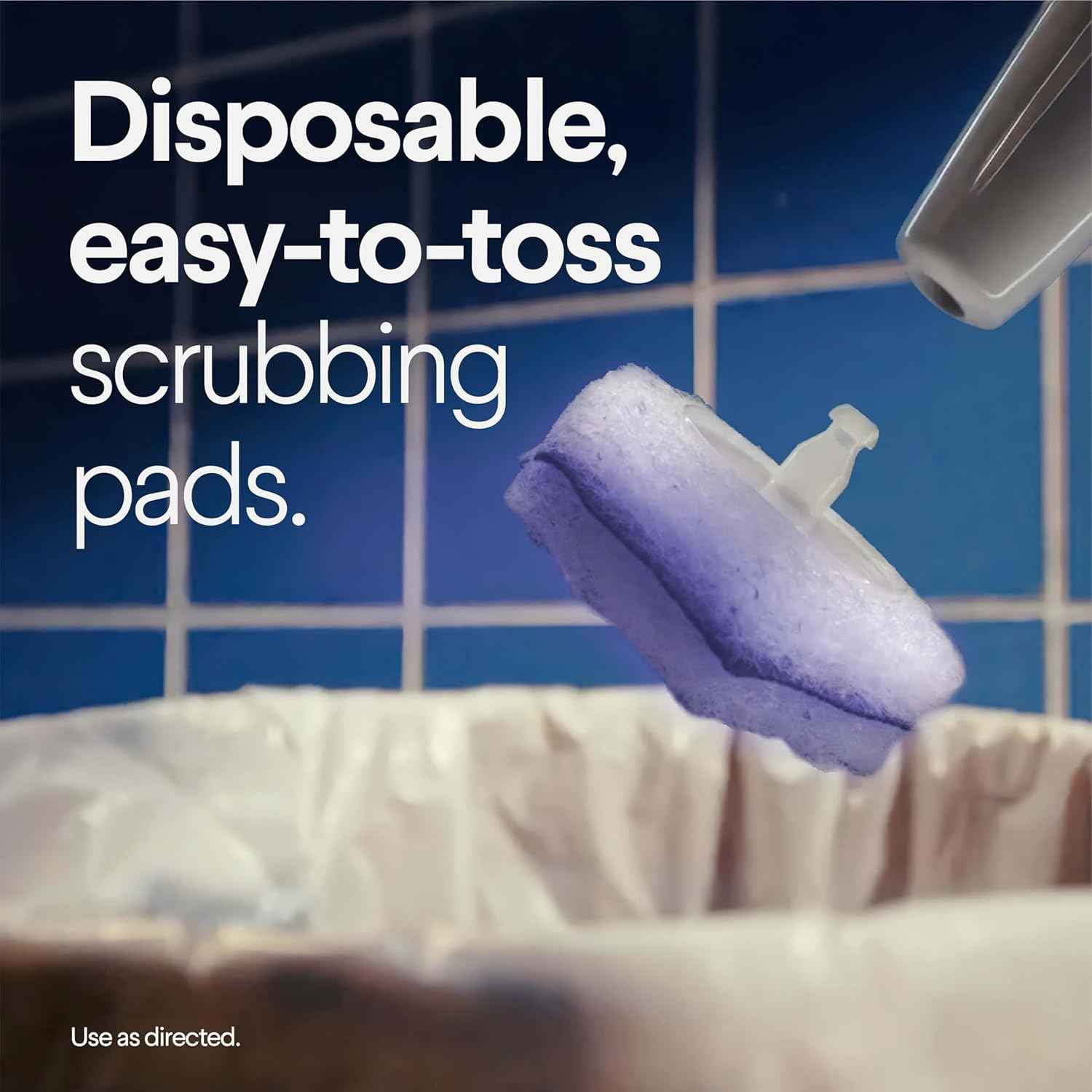 CLOROX Scentiva ToiletWand Toilet Cleaner Refills, Toilet brush, Lavender and Jasmine, 10 Count