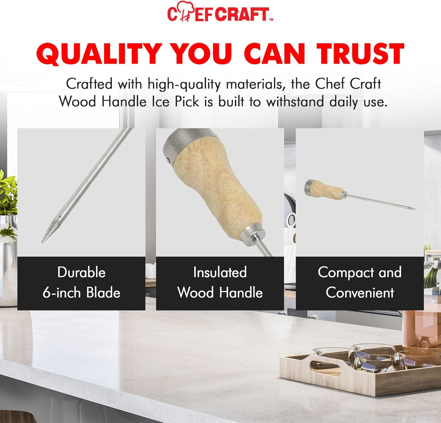 Chef_Craft_-_Select_Wood_Handle_Ice_Pick,_Plated_Steel_Ice_Breaking_Tool_with_Wooden_Handle,_10_inches_in_Length_6_inch_Blade,_Great_for_Breaking_Ice_in_Freezer