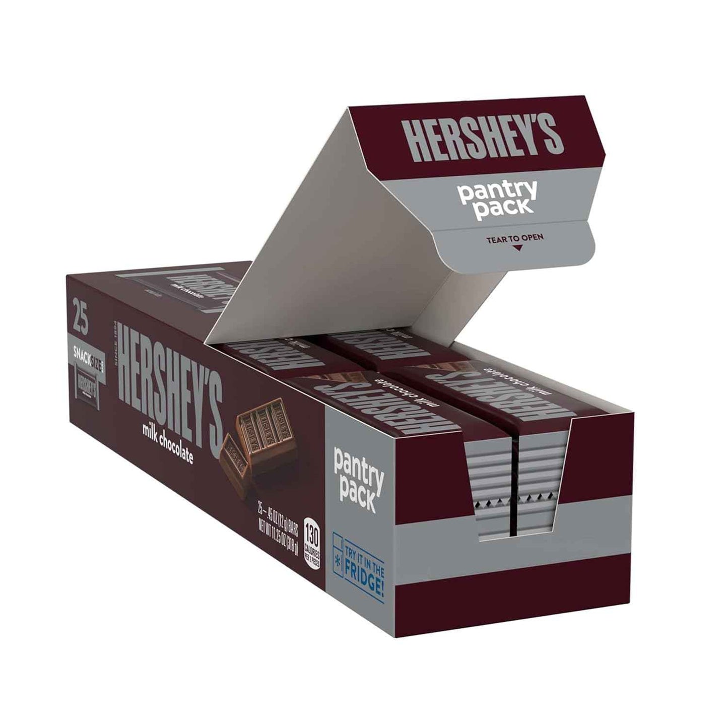 HERSHEY'S Milk Chocolate Snack Size, Candy Bars, 11.25 oz, Easter Basket Stuffers