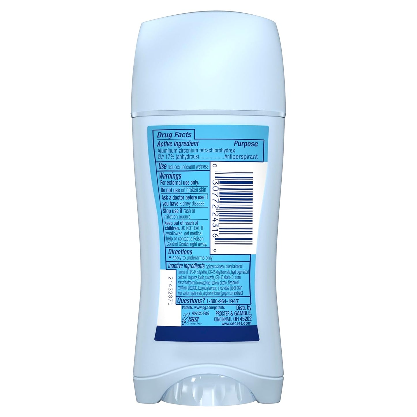 Secret_Fresh_Antiperspirant_Deodorant_for_Women,_72hr_Freshness_on_the_Rocks_with_Pro-Hyaluronic_Acid,_Miami_Mocktail_Edition,_Invisible_Solid,_Berry_Passionate_with_Passionfruit_&_Guava_Scent,_2.6_oz
