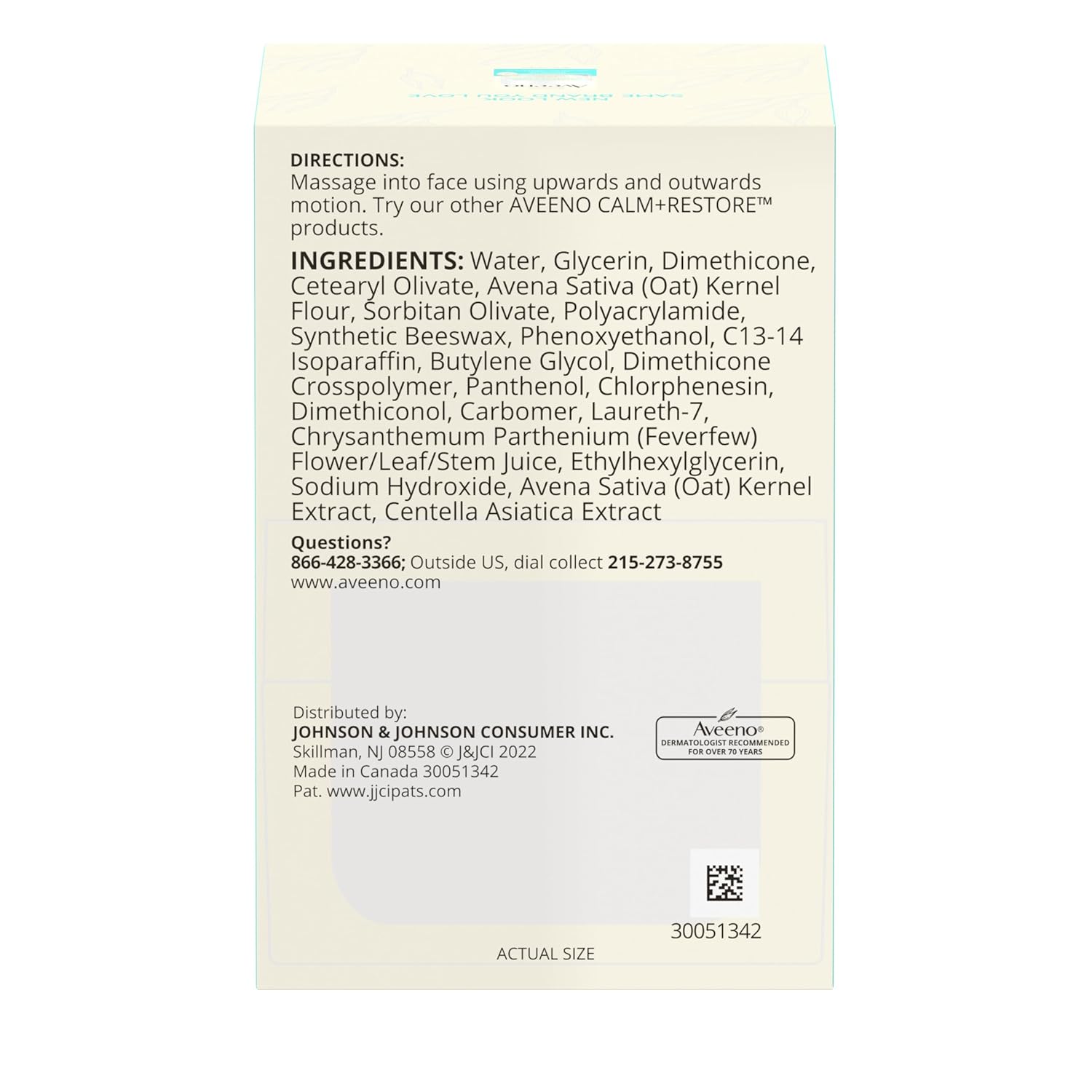 Aveeno_Calm_+_Restore_Oat_Gel_Facial_Moisturizer_for_Sensitive_Skin,_Fast-Absorbing,_Soothing_Lightweight_Gel_Cream_with_Prebiotic_Oat_&_Feverfew,_Fragrance-Free_&_Hypoallergenic,_1.7_oz