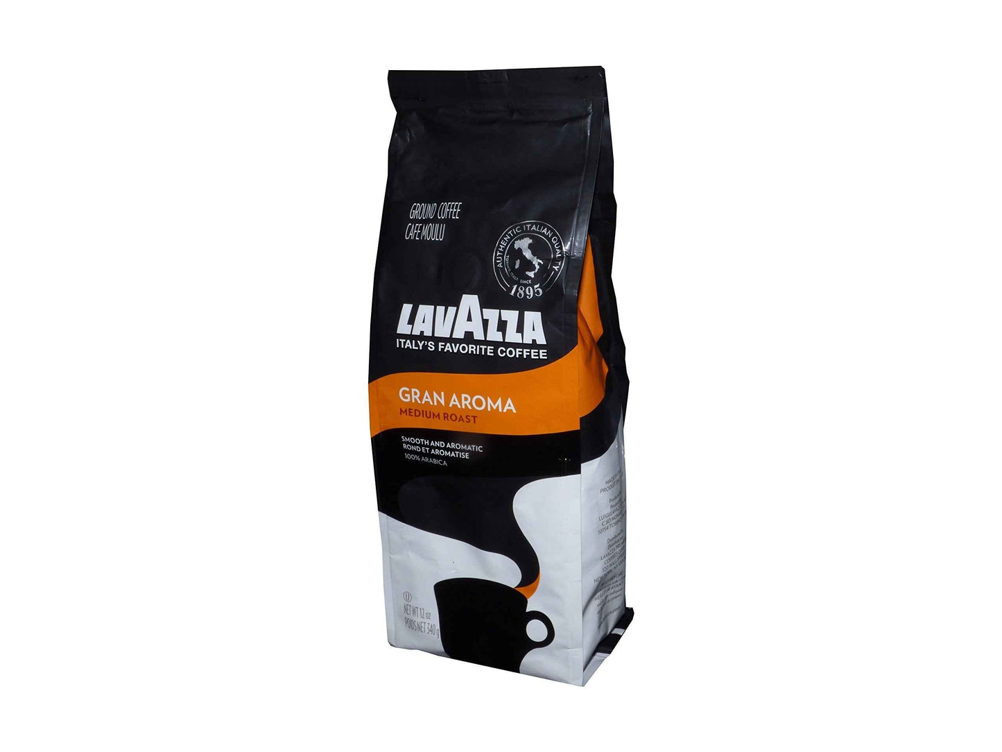 Lavazza Ground Coffee, Light Roast, Smooth and Aromatic Taste, Intensity 2/5, 100% Arabica, Ideal for Drip Brewers