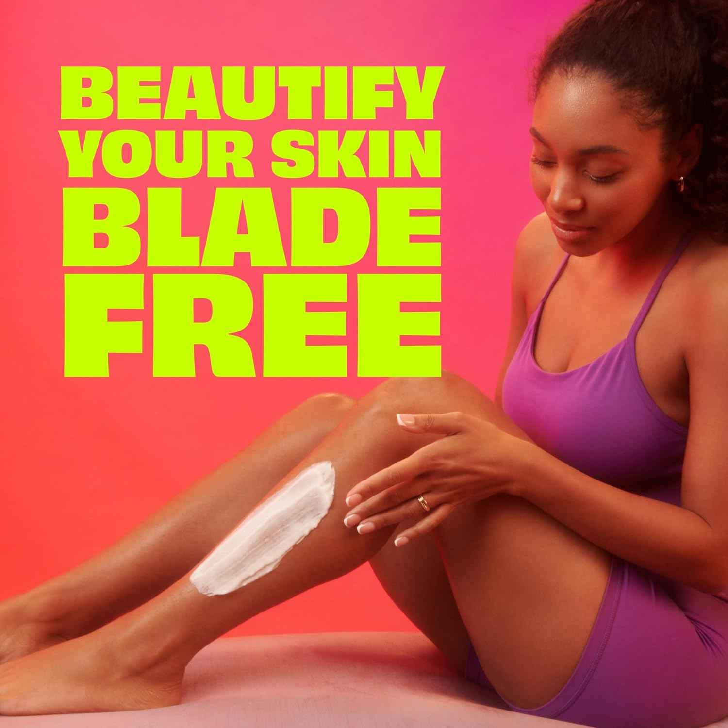 Nair Body Cream Hair Remover, Soothing Aloe and Water Lily, Dermatologist Tested Body Hair Removal Cream, with Evolved Ingredients