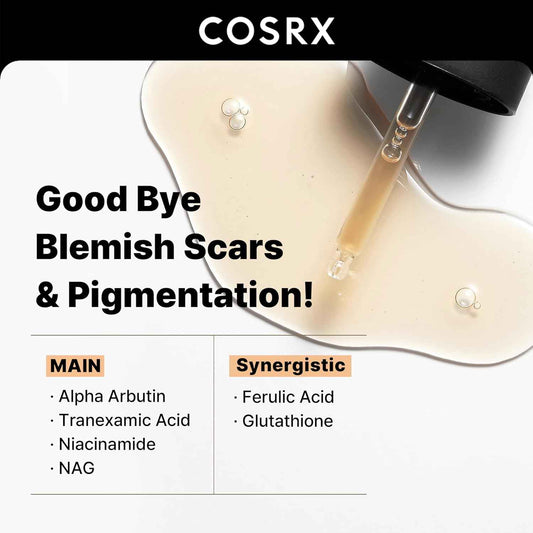 COSRX 2% Alpha Arbutin Discoloration Care Face Serum with Niacinamide, Glutathione & Tranexamic Acid, Dark Spot, Uneven Tone Care, Daily Korean Skin Care, Mothers Day Gifts for Woman, 1.7 fl oz