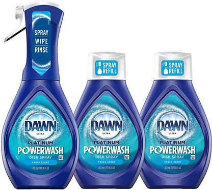Dawn Powerwash Spray, Dish Soap, Dishwashing Liquid, Cleaning Supplies
