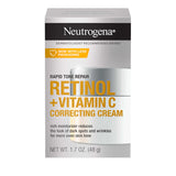 Neutrogena Rapid Tone Repair Retinol + Vitamin C, Face Moisturizer with Retinol, Hyaluronic Acid & Vitamin C for Dark Spots & Discoloration