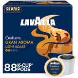 Lavazza Costiera Gran Aroma, Single-Serve Keurig K-Cup Pods, Light Roast Coffee