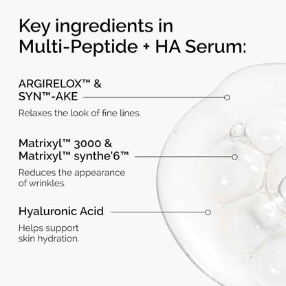 The Ordinary Age Support Set - 3-Step Anti-Aging Skin Regimen with Multi-Peptide + HA, Multi-Peptide Eye Serum, and Natural Moisturizing Factors + PhytoCeramides | Skincare Set