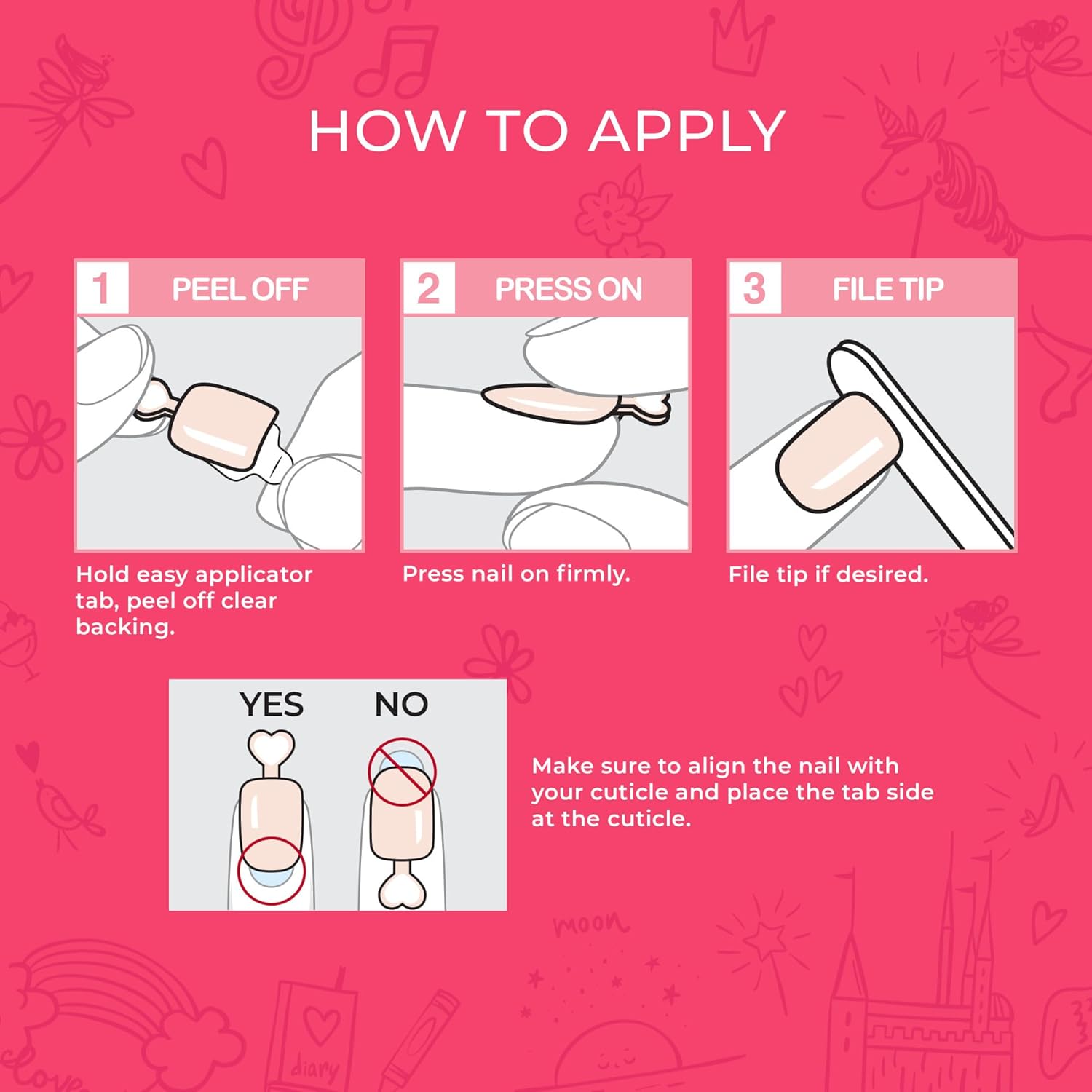 KISS_imPRESS_No_Glue_Mani_Press_On_Nails,_Mini,_'Super_Duper',_Pink,_Kids_Size,_Squoval_Shape,_Includes_20_Nails,_1_Mini_File