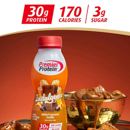 Premier Protein Shake INDULGENCE, 30g Protein, 170 Calories, 3g Sugar, 11.5 fl oz