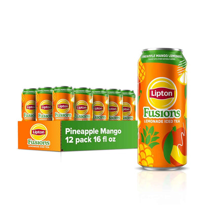 Lipton Fusions, 16 Fl Oz Cans (Pack of 12)