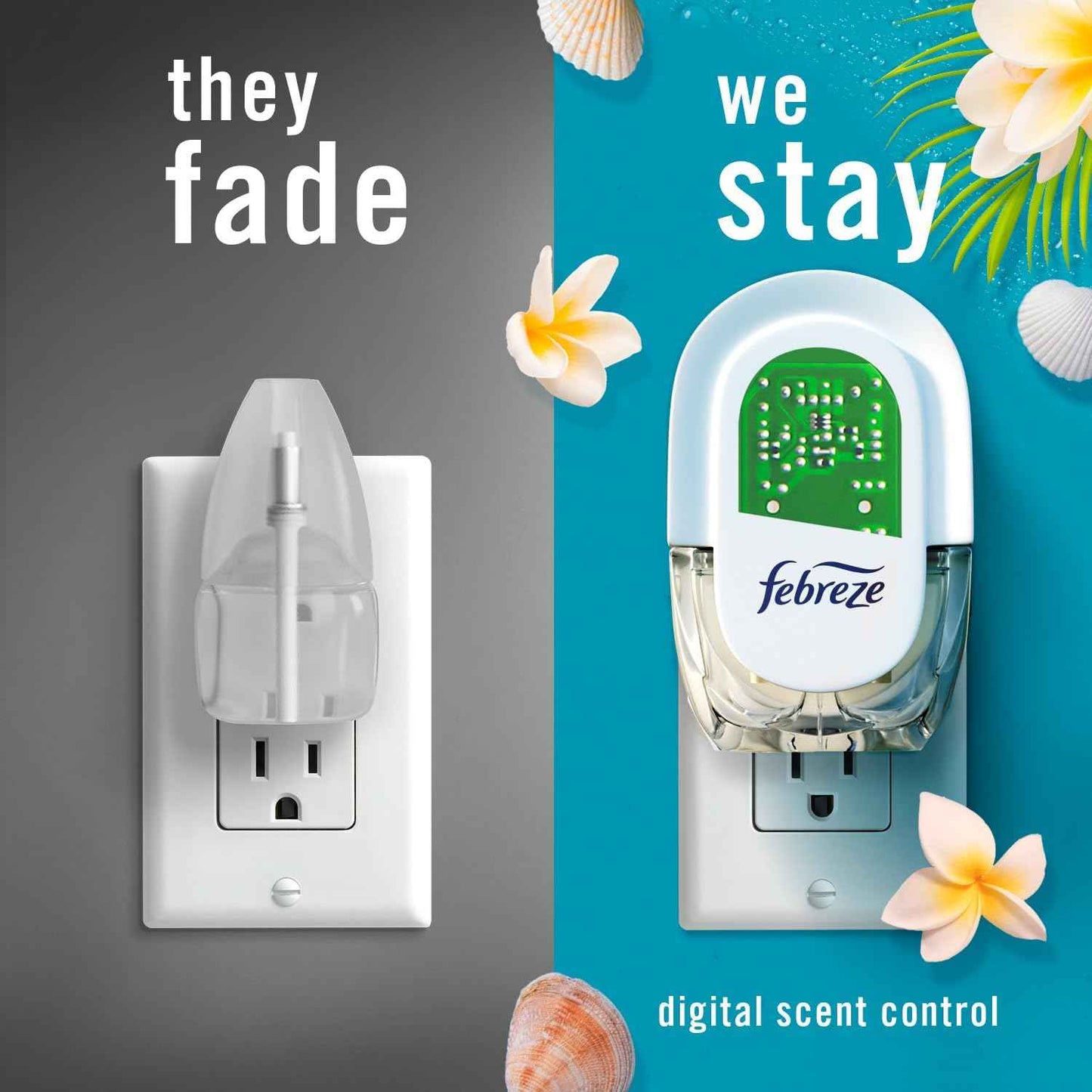 Febreze Odor-Fighting Fade Defy PLUG Air Freshener Refill