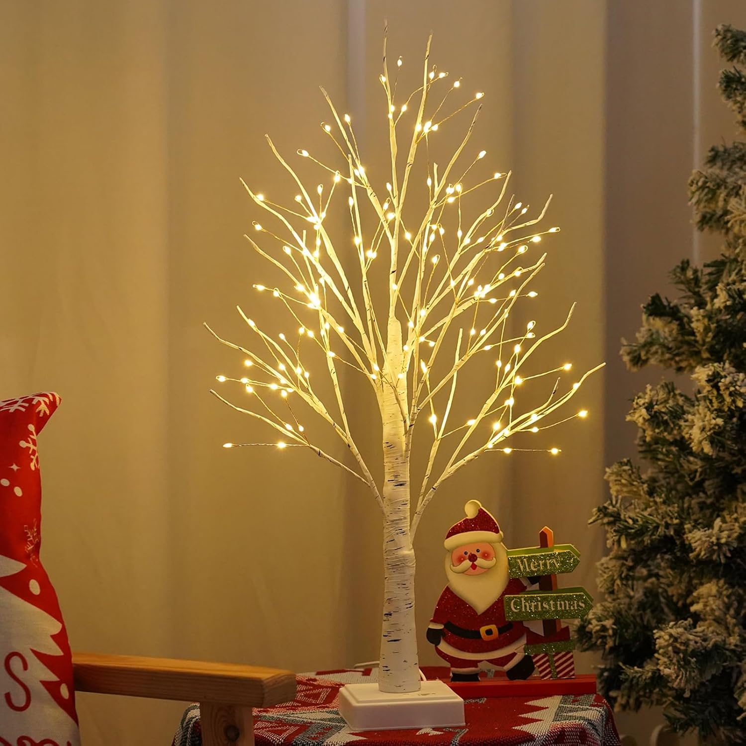 144_LED_Artificial_Lamp_with_Timer,_DIY_Birch_Tree_With_Lights,_USB/Battery_Powered,_Fairy_Light_Spirit_Tree_for_Table_Home_Wedding_Bedroom_Christmas_(Warm_White)
