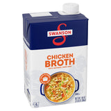 Swanson 100% Natural Chicken Broth, 48 oz Carton
