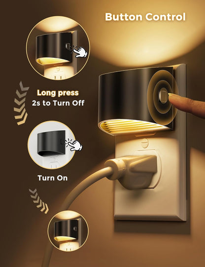 L_LOHAS_LED_Night_Lights_Plug_into_Wall_2_Pack,_Dusk_to_Dawn_Sensor_Nightlight,_Brightness_Adjustable