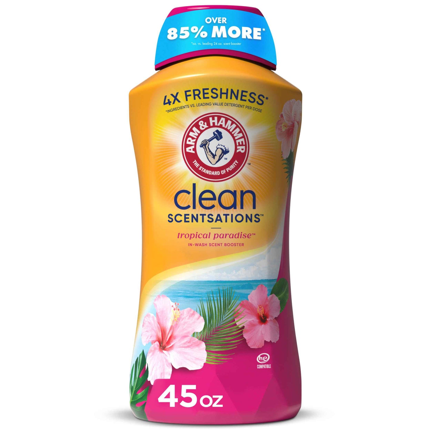 ARM & HAMMER Clean Scentsations In-Wash Scent Booster, Laundry Scent Booster Tropical Paradise scent