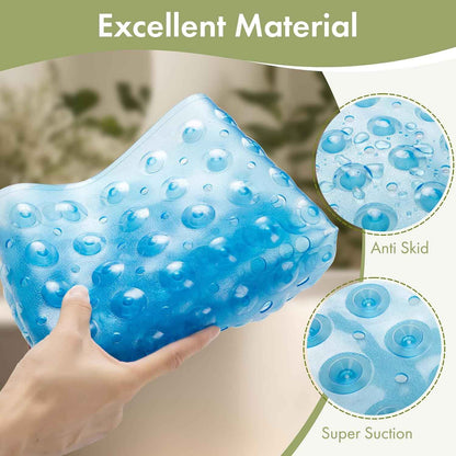 AmazerBath Shower Mat Non Slip 40 x 16 Inches, Bathtub Mat Shower Stall Mats with Suction Cups and Drain Holes, Non Slip Bath Mat for Tub for Elderly & Kids
