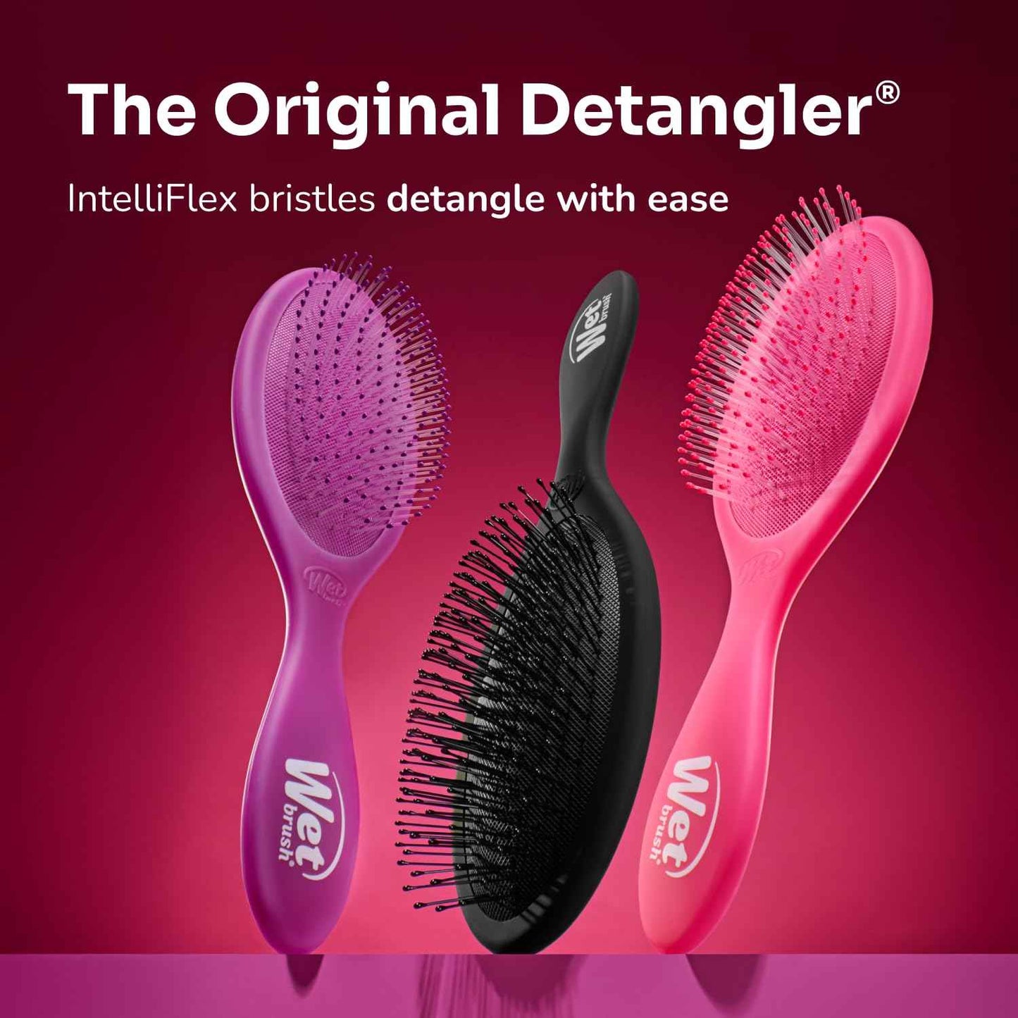 Wet Brush Original Detangler Hair Brush, Ultra-Soft IntelliFlex Bristles-Detangling Hairbrush Glides Through Tangles For All Hair Types (Wet Dry & Damaged Hair) - Women & Men
