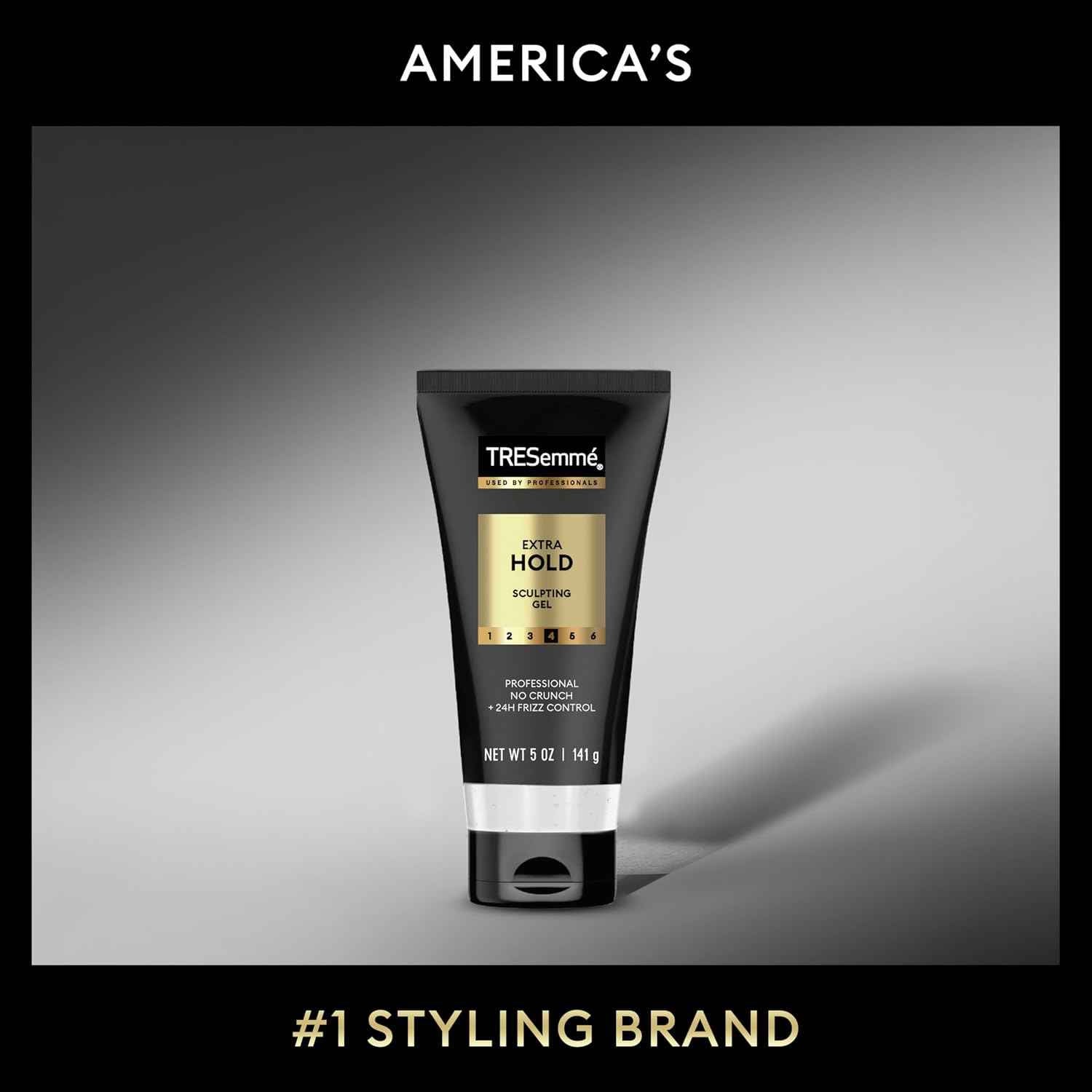 TRESemmé Alcohol-Free Gel Extra Hold for 24H Frizz Control, with Pro Lock Technology