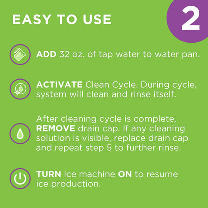 Affresh Ice Machine Cleaner, Helps Remove Hard Water and Mineral Buildup for Great-Tasting Ice
