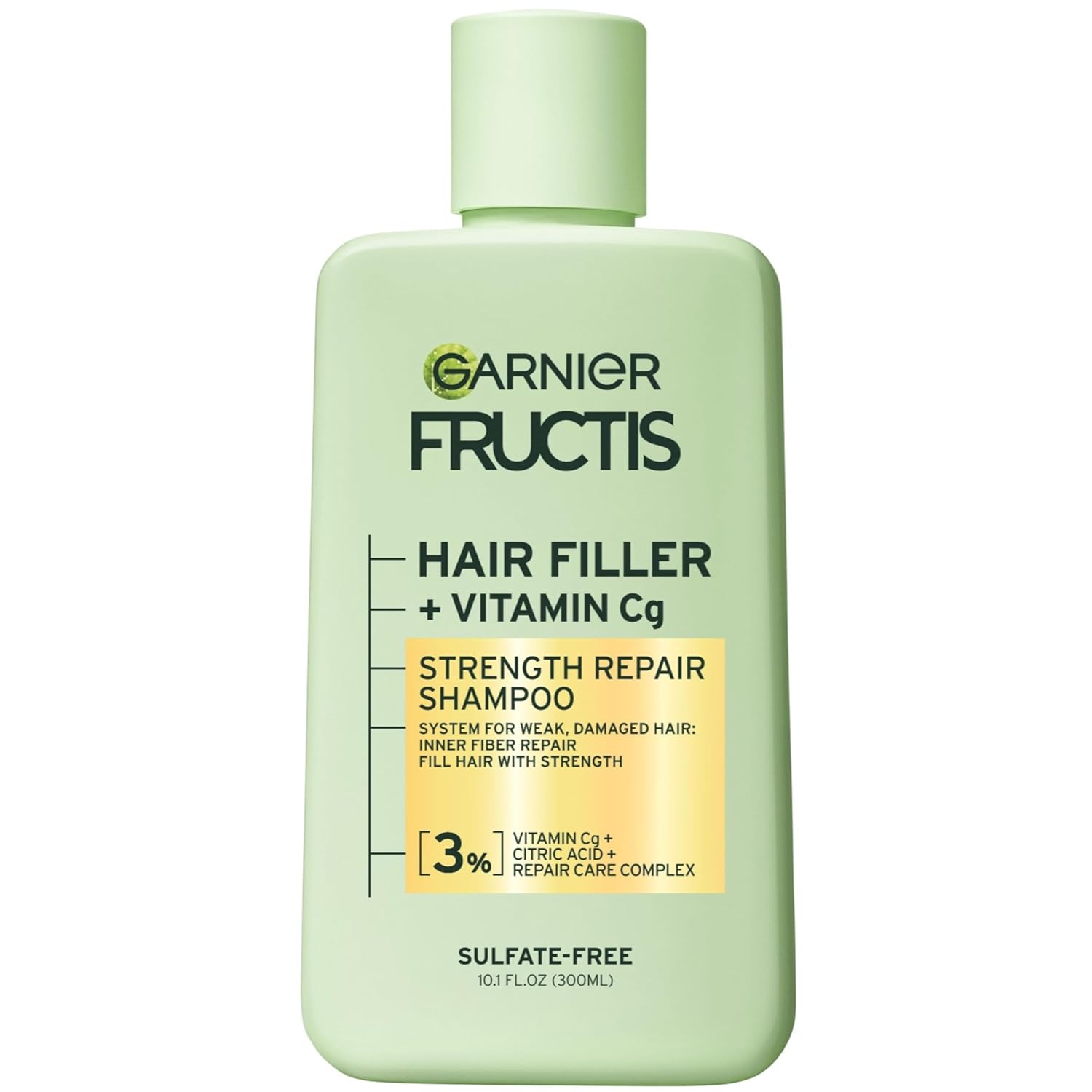 Garnier_Fructis_Hair_Filler_Strength_Repair_Shampoo_with_Vitamin_Cg,_Sulfate_Free_Shampoo_for_Weak,_Damaged_Hair,_10.1_Fl_Oz,_1_Count