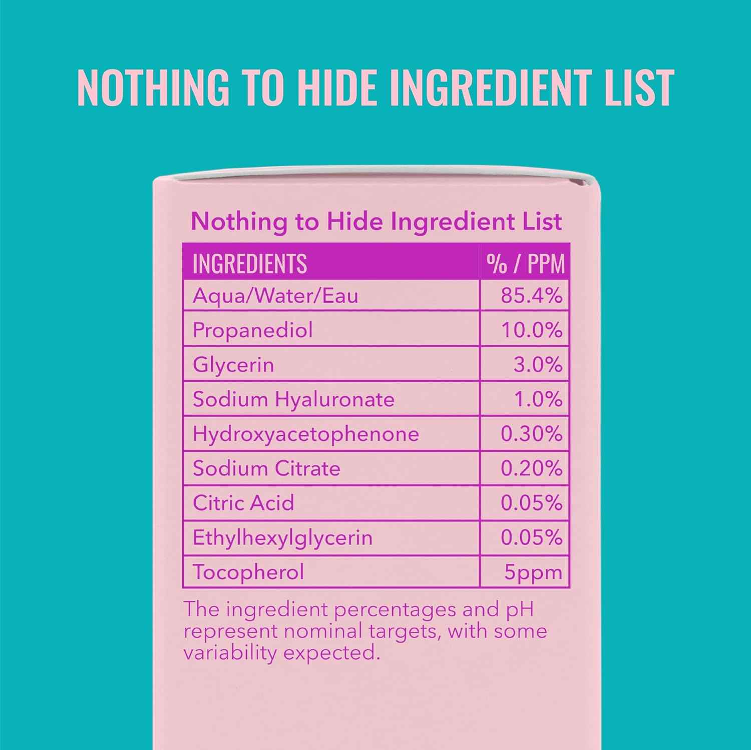 Good Molecules Hyaluronic Acid Serum - 1% Hyaluronic Acid Non-greasy Ultra Hydrating Serum, Facial Moisturizer for Plumper Skin, Skin Care for Face
