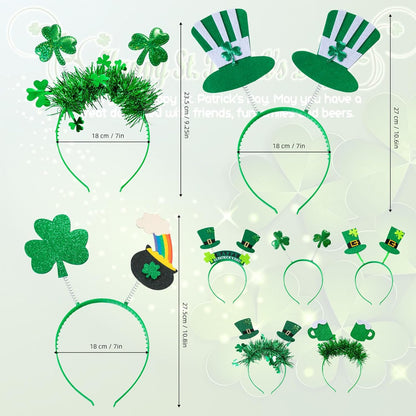 8Pcs_St._Patrick's_Day_Headbands,_Green_Shamrock_Clover_Hats_Headband_Boppers,_Saint_Patricks_Day_Irish_Headwear_Costume_Accessories_Top_Hat_Head_Band_Bopper_Party_Favors_for_Women_Men