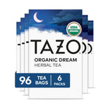 TAZO Organic Herbal Tea Bags, Caffeine-Free Bedtime Tea, Relaxing Chamomile and Lavender Blend