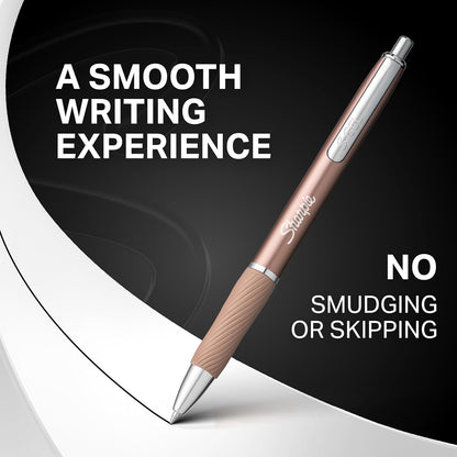 Sharpie_S-Gel_Gel_Pens_Sleek_Metal_Barrel_Champagne_Medium_Point_(0.7mm)_Black_Ink_4_Count