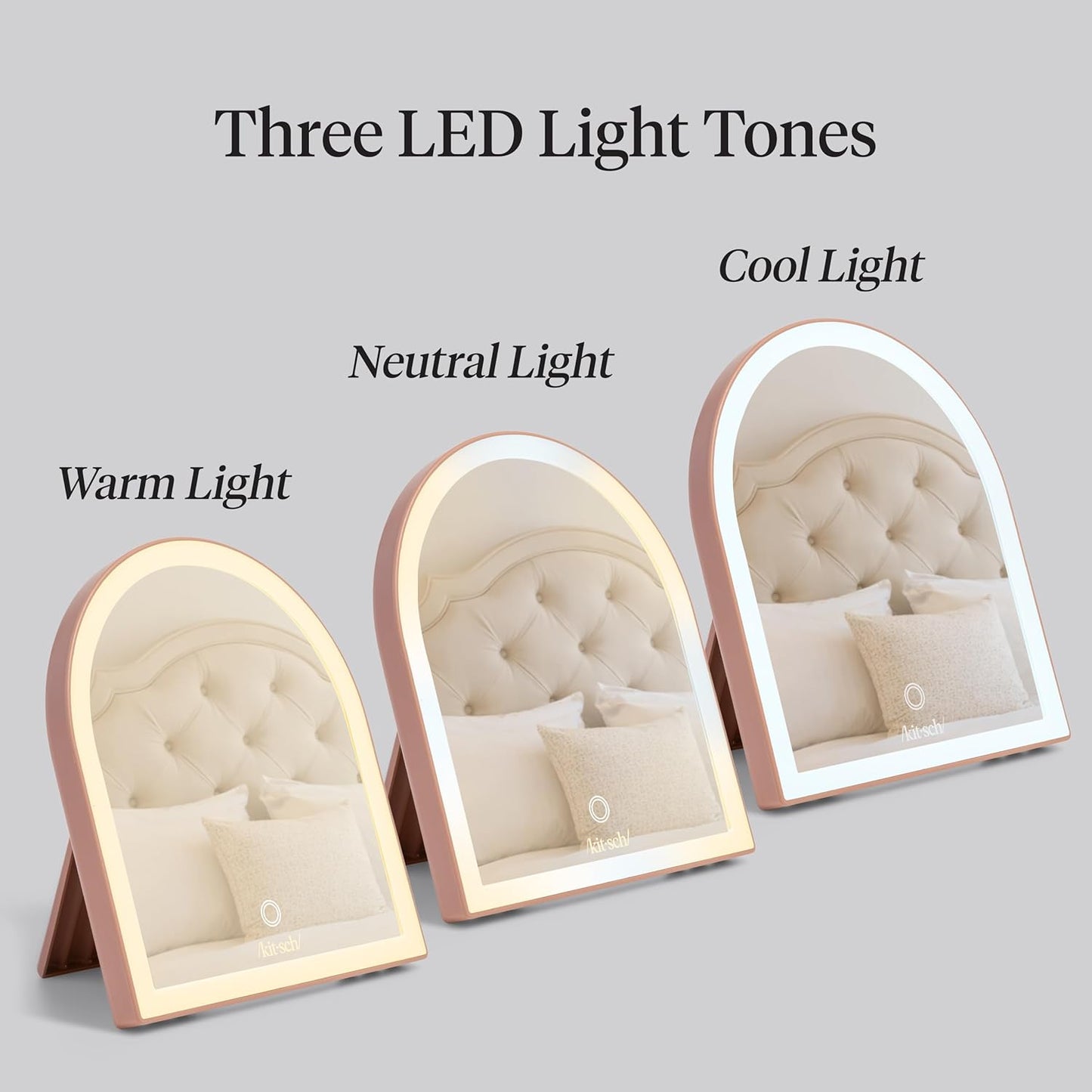 Kitsch_Arch_Desk_Vanity_Mirror_with_Lights,_LED_Makeup_Surface,_Touch_Sensor_Dimmable_Warm_Neutral_Cool_Glow,_Rechargeable_Desk_Mirror_with_Kickstand_for_Travel_-_Terracotta