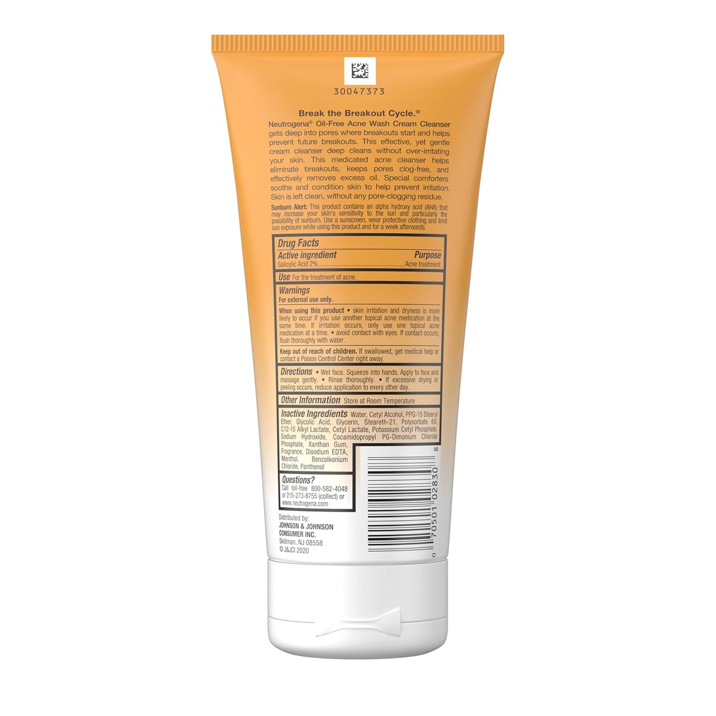 Neutrogena_Oil-Free_Acne_Face_Wash_Cream_Cleanser,_2%_Salicylic_Acid_Acne_Treatment,_Daily_Facial_Cleanser_for_Acne-Prone_Skin,_6.7_fl._oz