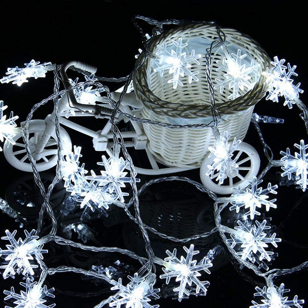 WesGen_Christmas_Lights，Snowflake_String_Lights_Battery_Operated_Waterproof_20ft,_40_LED_Fairy_Lights_for_Xmas_Garden_Patio_Bedroom_Party_Decor_Christmas_Decorations,_White