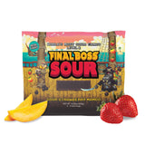Final Boss Sour Candy, Extremely Super Gummy Strawberry and Mango, LvL 2 (3.52 Ounce Bag, 1 Bag) - Gummies Made with Dried Fruit, Free of Artificial Colors, Healthy Snack for Kids & Adults