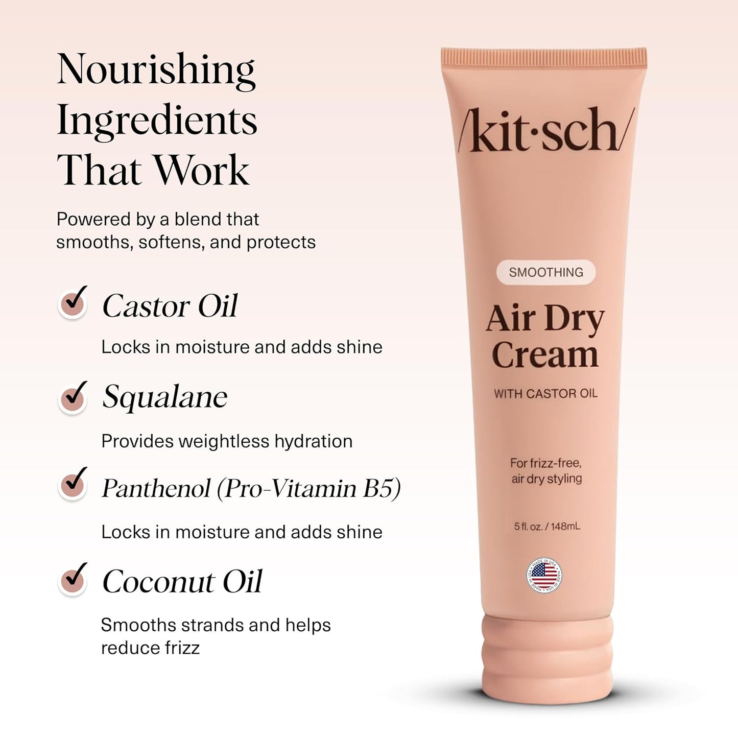 Kitsch_Smoothing_Air_Dry_Cream_for_Hair_–_Frizz_Control_Hair_Care_Product_with_Castor_Oil_&_Coconut_Oil_–_Weightless_Styling_Cream_-_Enhances_Natural_Texture_Appearance_|_Ideal_Gifts_for_Women_–_5_oz