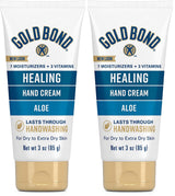 Gold Bond Healing Hand Cream, 3 oz., Gold Bond Hand Cream With Aloe, Moisture That Lasts Through Handwashing